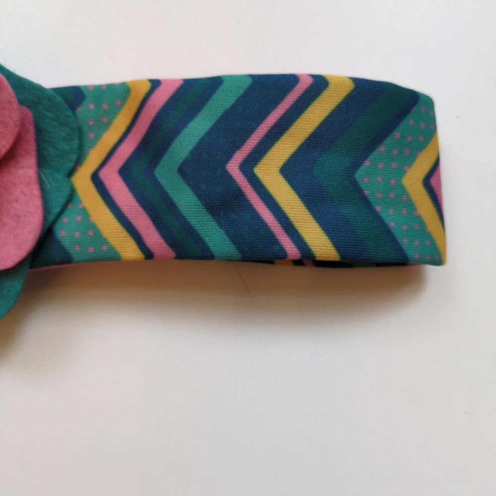 Matilda Jane Fancy Fairy Butterfly Costume Headband‎ - Floral Bow Stripe EUC